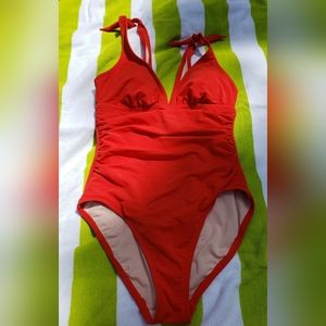 Kona Sol red Medium swimming suit